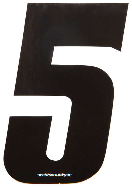 Tangent 3" BMX Number Pack "5" (10-Pack)