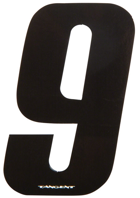 Tangent 3" BMX Number Pack "9" (10-Pack)