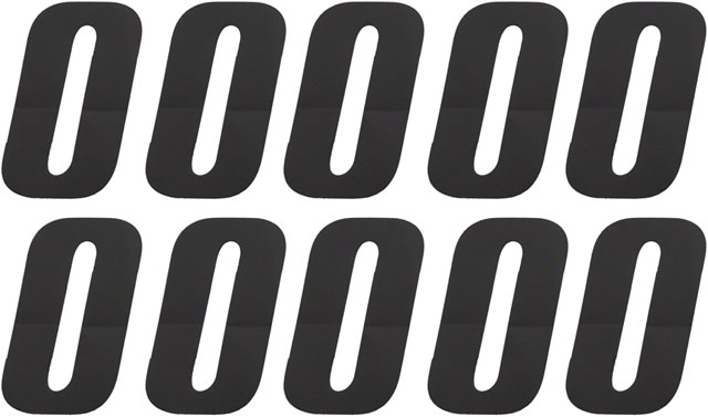 Tangent # 0 Side Plate Numbers - 10/Pack, Black