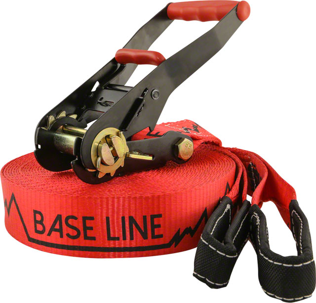 Slackline Industries Base Line Slackline, 85ft, Red