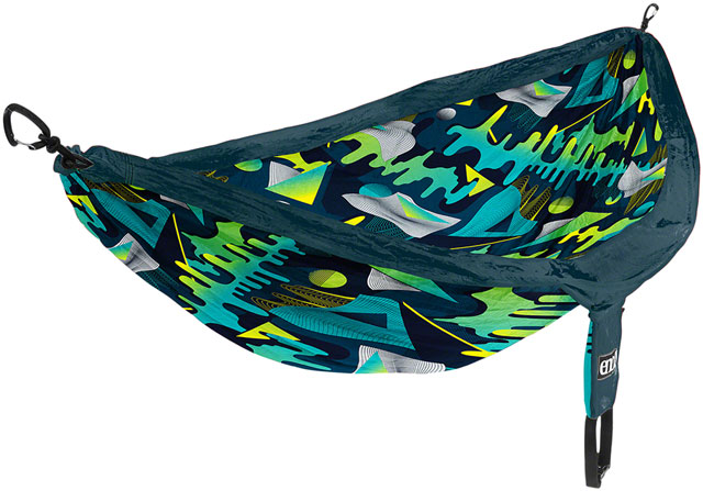 Eagles Nest Outfitters DoubleNest Hammock - Print, Synthwave/Marine