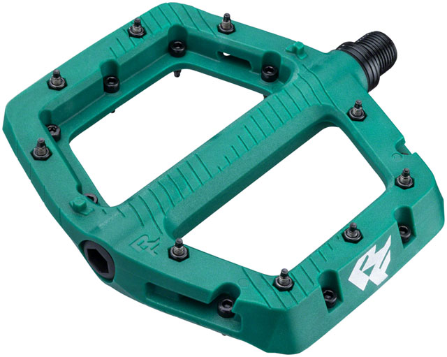 RaceFace Chester Pedals - Platform, Composite, 9/16", Large, Green