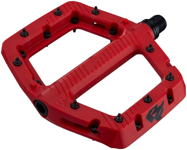 RaceFace Chester Pedals - Platform, Composite, 9/16", Large, Red