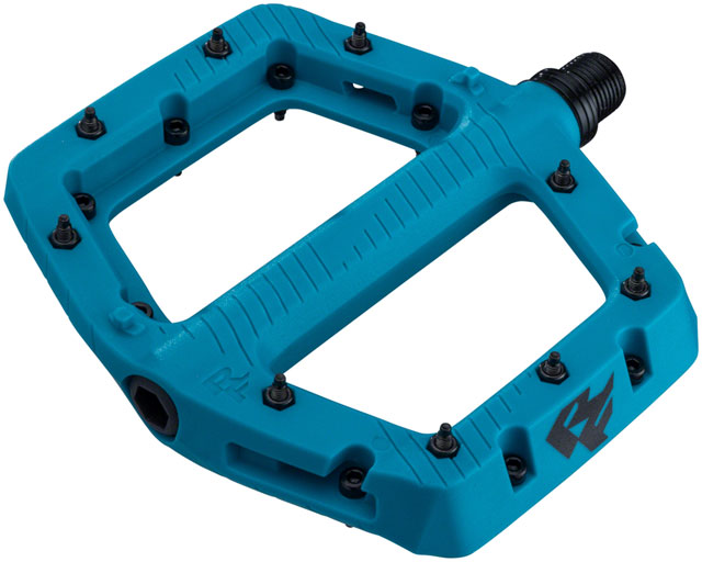 RaceFace Chester Pedals - Platform, Composite, 9/16", Large, Turquoise