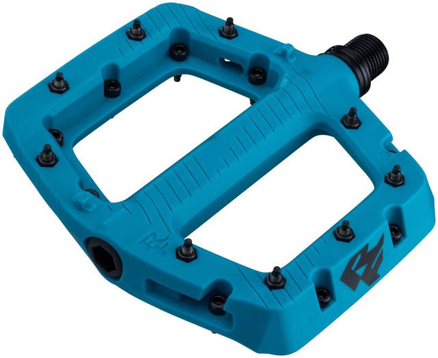 RaceFace Chester Pedals - Platform, Composite, 9/16", Small, Turquoise