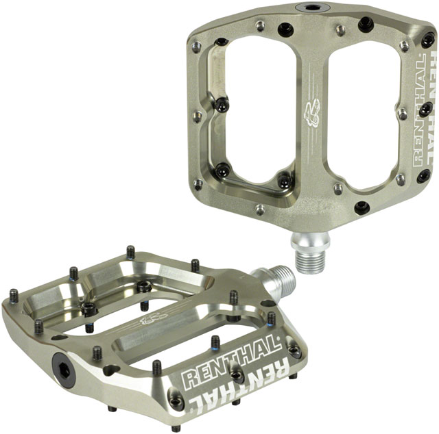 Renthal Revo-F Pedals - Platform, 9/16", Gold, 100 x 104mm