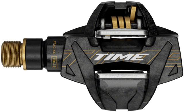 Time ATAC XC 12 Pedals - Dual Sided Clipless, Carbon, 9/16", Carbon/Gold, B1