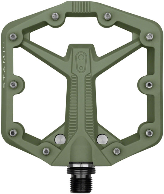 Crankbrothers Stamp 1 Gen 2 Pedals - Platform, Composite, 9/16", Green, Small