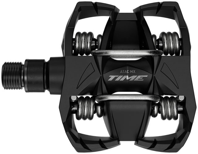 Time MX Pedals - Dual Sided Clipless with Platform, Aluminum, 9/16", Black, C1