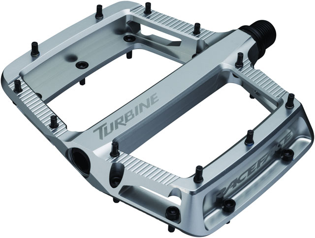 RaceFace Turbine Pedals - Platform, Aluminum, 9/16", Silver