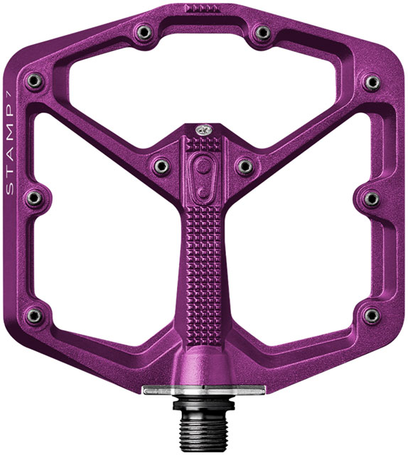 Crankbrothers Stamp 7 Pedals - Platform, Aluminum, 9/16", Purple, Large