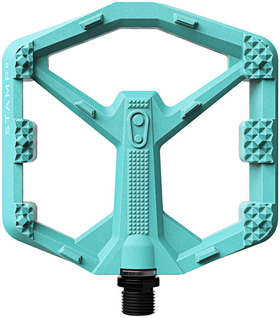 Crankbrothers Stamp 0 Pedals - Platform, Composite, 9/16", Turquoise, Large