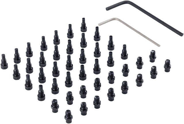 DMR Step Pins for Vault Pedals 44 Piece Set Black