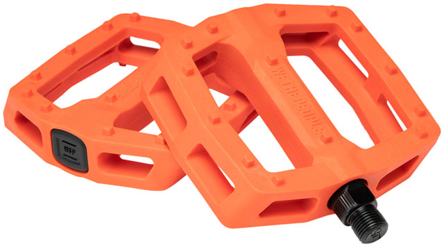 We The People Logic Pedals - Platform, Composite/Plastic, 9/16", Orange