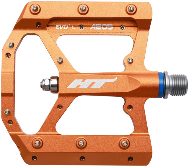 HT Components AE05(EVO+) Pedals - Platform, Aluminum, 9/16", Orange