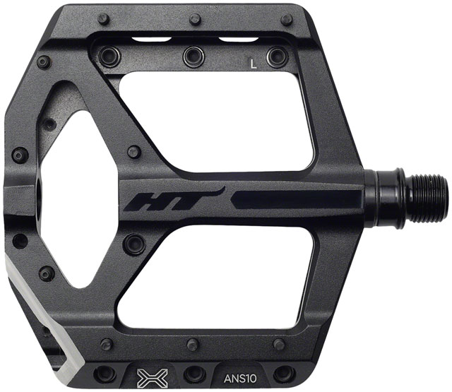 HT Components ANS10 Pedals - Platform, Aluminum, 9/16", Stealth Black