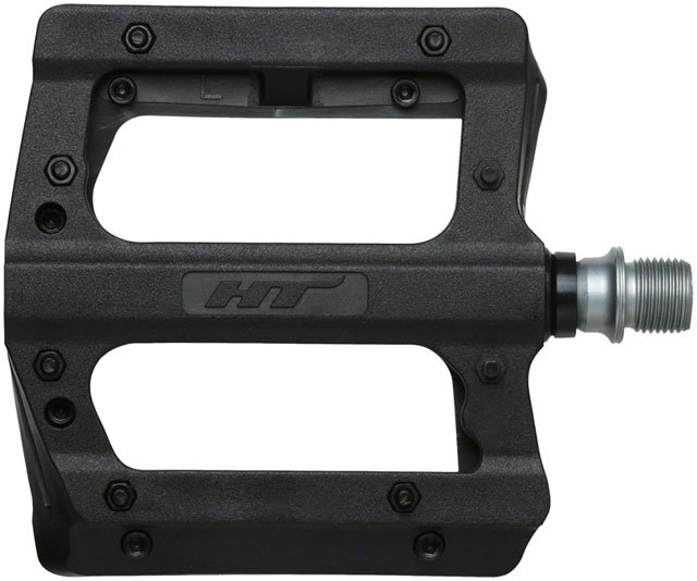 HT Components PA12A Pedals - Platform, Composite, 9/16", Black