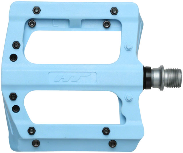HT Components PA12A Pedals - Platform, Composite, 9/16", Sky Blue