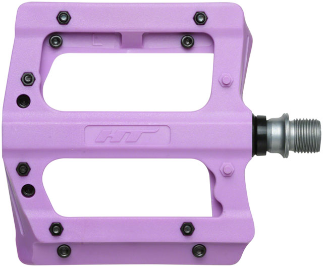 HT Components PA12A Pedals - Platform, Composite, 9/16", Purple