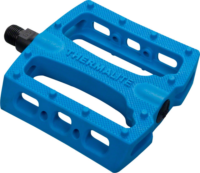 Stolen Thermalite Pedals - Platform, Composite/Plastic, 9/16", Bright Blue
