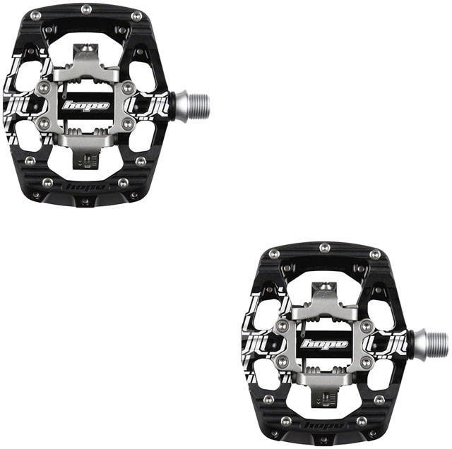 Hope Union GC Pedals - Dual Sided Clipless with Platform, 9/16", Black