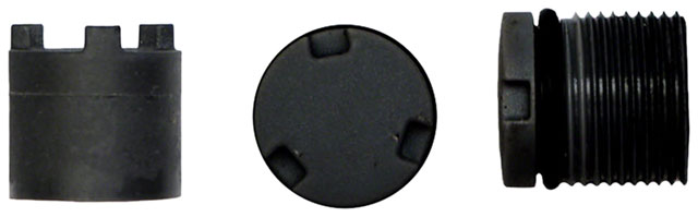 LOOK Spindle Plugs and Tool Kit - 2 Plugs, 4 NM, Black, Fits Geo Trekking