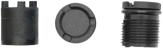 LOOK Spindle Plugs and Tool Kit - 2 Plugs, 4 NM, Black, Fits X-Track