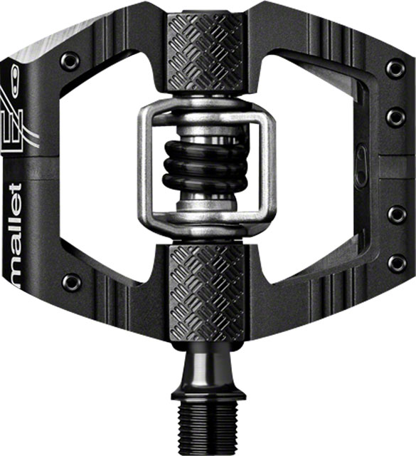 Crankbrothers Mallet Enduro Pedals - Dual Sided Clipless with Platform, Aluminum, 9/16", Black