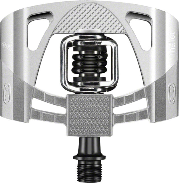 Crankbrothers Mallet 2 Pedals - Dual Sided Clipless with Platform, Aluminum, 9/16", Raw/Silver/Black