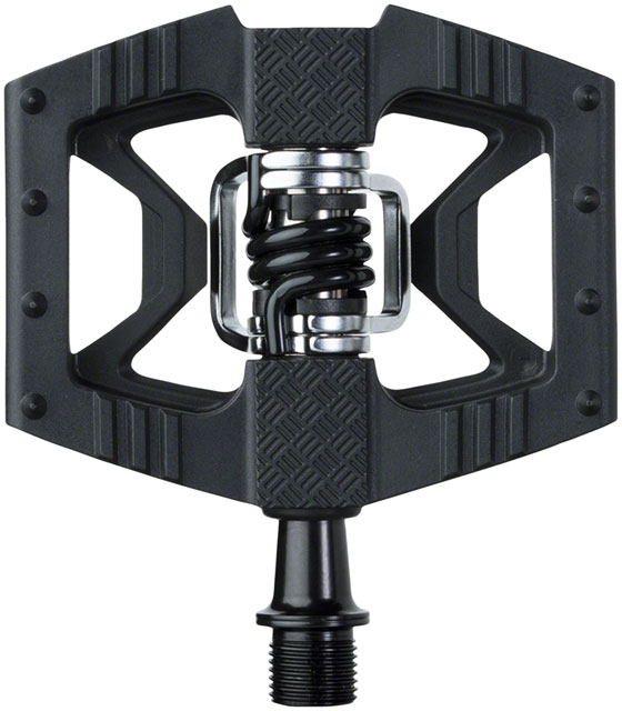 Crankbrothers Double Shot 1 Pedals - Single Side Clipless with Platform, Composite, 9/16", Black