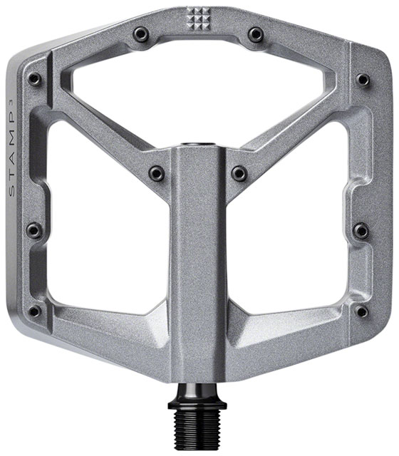 Crank Brothers Stamp 3 Pedals - Platform, Magnesium, 9/16", Gray, Large