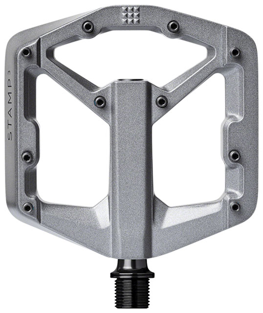 Crankbrothers Stamp 3 Pedals - Platform, Magnesium, 9/16", Gray, Small