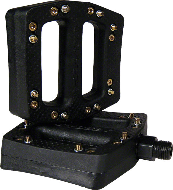 Odyssey JC PC Pedals - Platform, Composity/Plastic, 9/16", Black