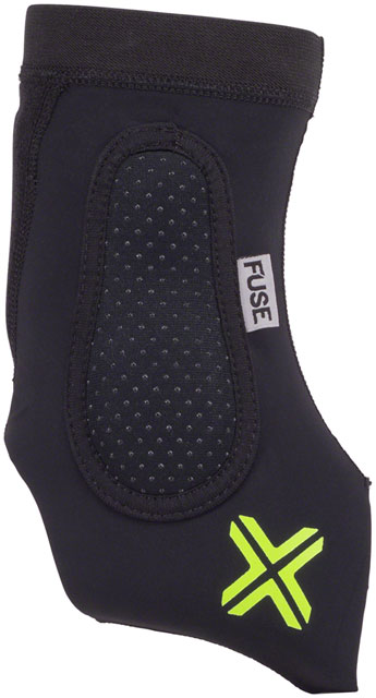 Fuse Protection Omega Ankle Protector - Black/Neon Yellow, Small/Medium