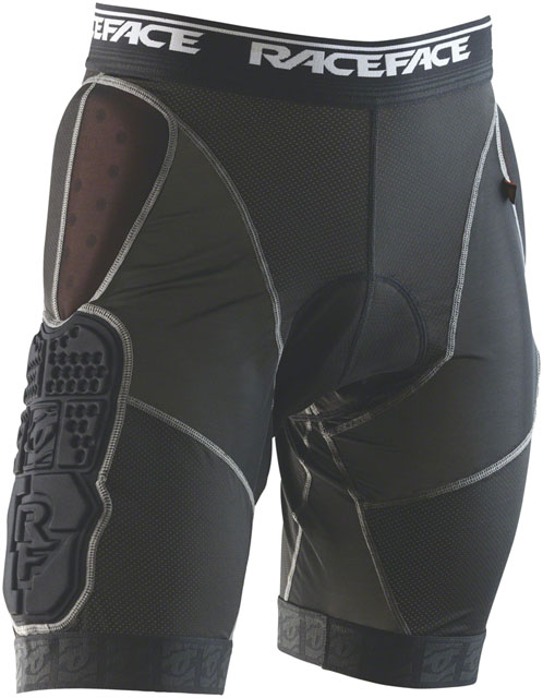RaceFace Flank Short Liner with Hip Pad - Stealth, 2XL