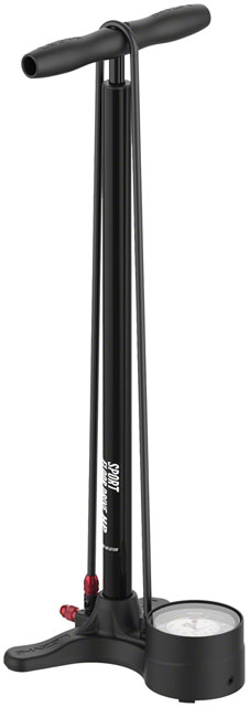 Lezyne Sport Floor Drive Floor Pump - 3.5" Gauge - ABS Pro Head, 220psi Flat Black