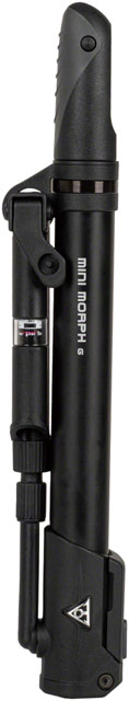 Topeak Mini Morph G Pump - with Gauge, Black, 140psi