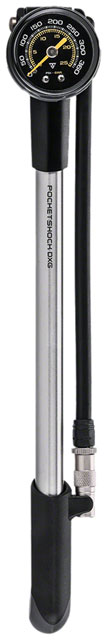 Topeak Pocketshock DXG XL Pump - Silver/Black