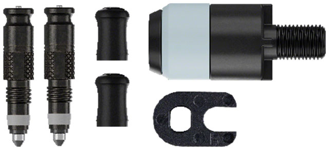 Schwalbe Clik Valve Conversion Kit - Presta Valves, Pair with Pump Head Adapter