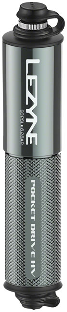 Lezyne Pocket Drive HV Frame Pump - Gloss Lite Gray