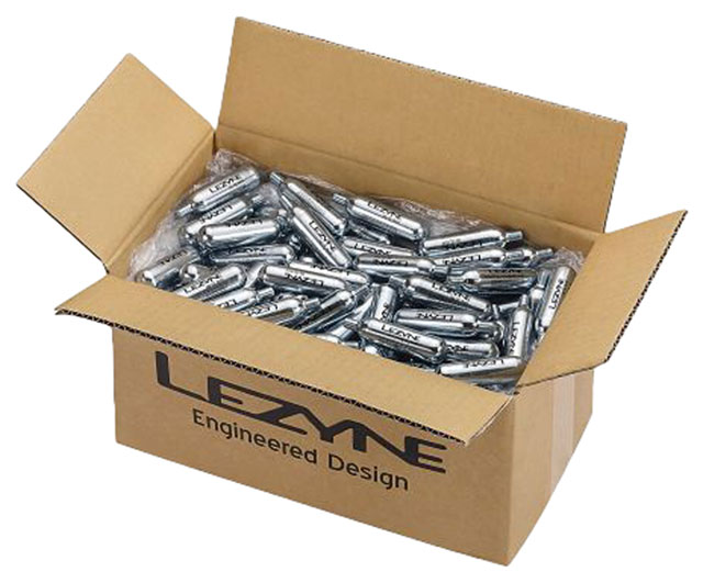 Lezyne 25g CO2 Cartridge, Bulk Box of 180