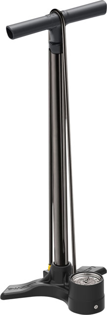 Lezyne Macro Floor Drive Pump: ABS1 Valve, Gloss Black