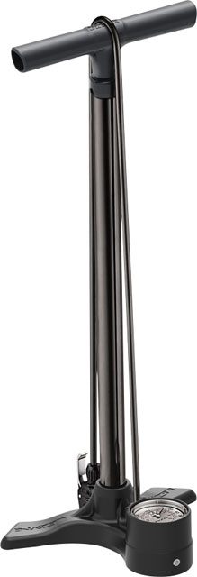 Lezyne Macro Floor Drive Pump: Dual Valve, Gloss Black