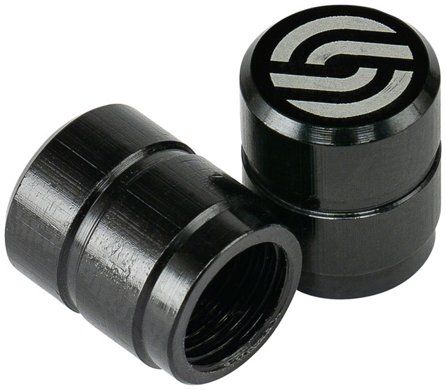 Salt CNC Valve Cap - Black