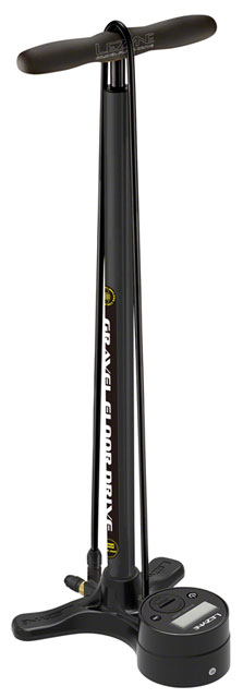 Lezyne Gravel Digital Drive Floor Pump, Matte Black