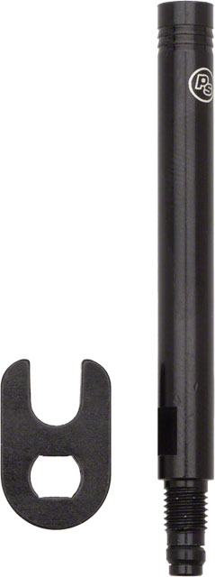 Problem Solvers Presta Valve Extender: Removable Core 50mm Black