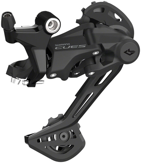 Shimano CUES RD-U4020-SGS Rear Derailleur - 9-Speed, Shadow Design, Direct Attach, Medium Cage, Black