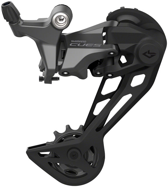 Shimano CUES RD-U6020-11-SGS Rear Derailleur - 11-Speed, Shadow Design, Direct Attach, Long Cage, Black