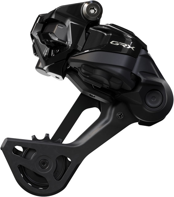 Shimano GRX RD-RX827-SGS Di2 Wireless Rear Derailleur - 12-Speed, Long Cage, Shadow ES, Black