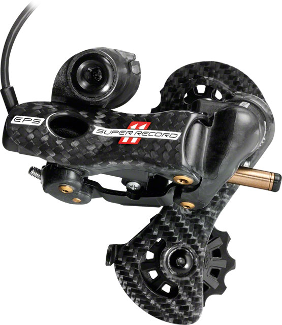 Campagnolo Super Record EPS Rear Derailleur - 11 Speed, Short Cage, Carbon